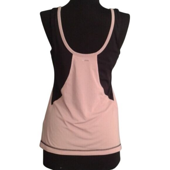 Adidas Size S Tank Top Athletic Black Pink Performance Shelf Bra Clima Cool - Picture 4 of 9